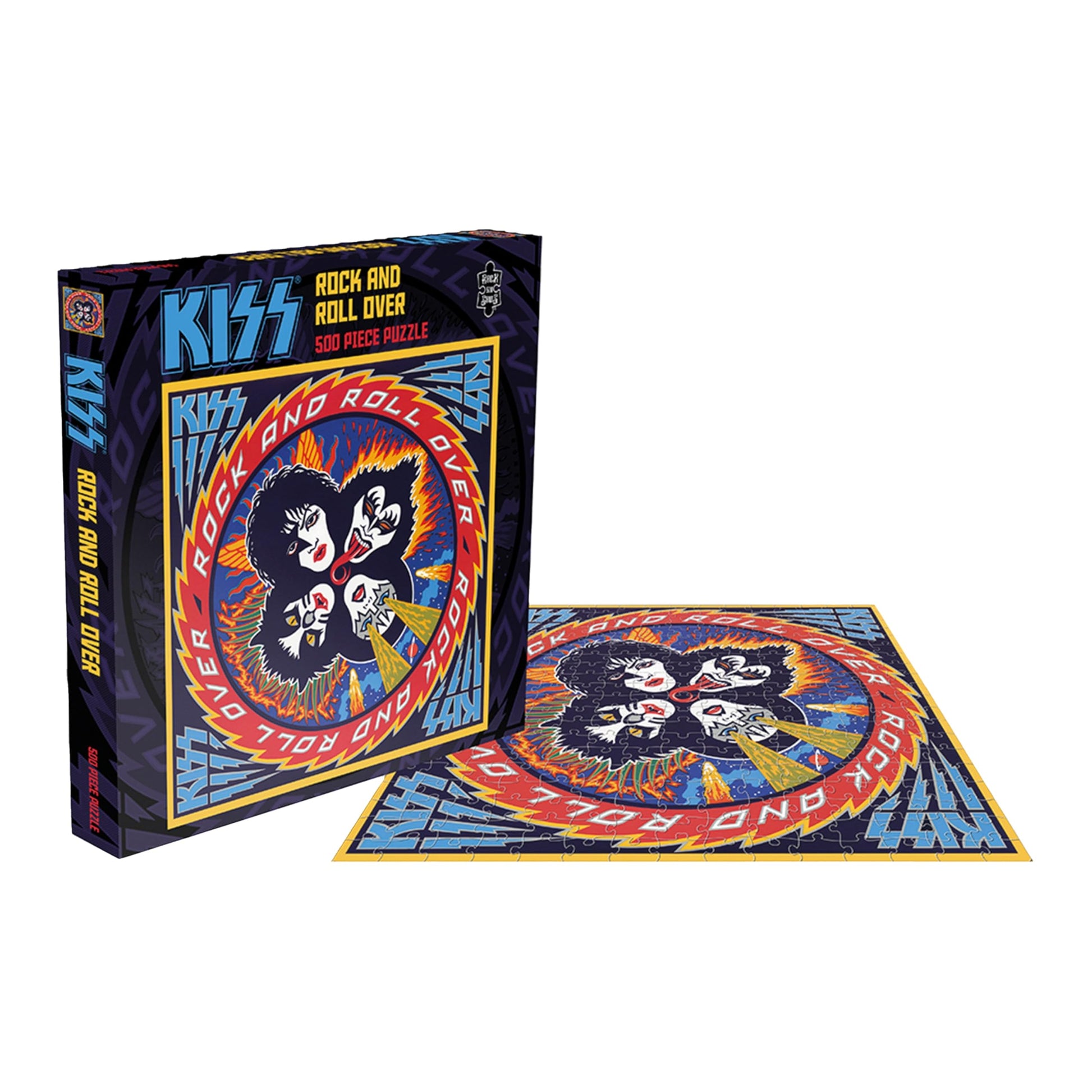 RockSaws - Kiss Rock & Roll Over (500 Piece Jigsaw Puzzle)
