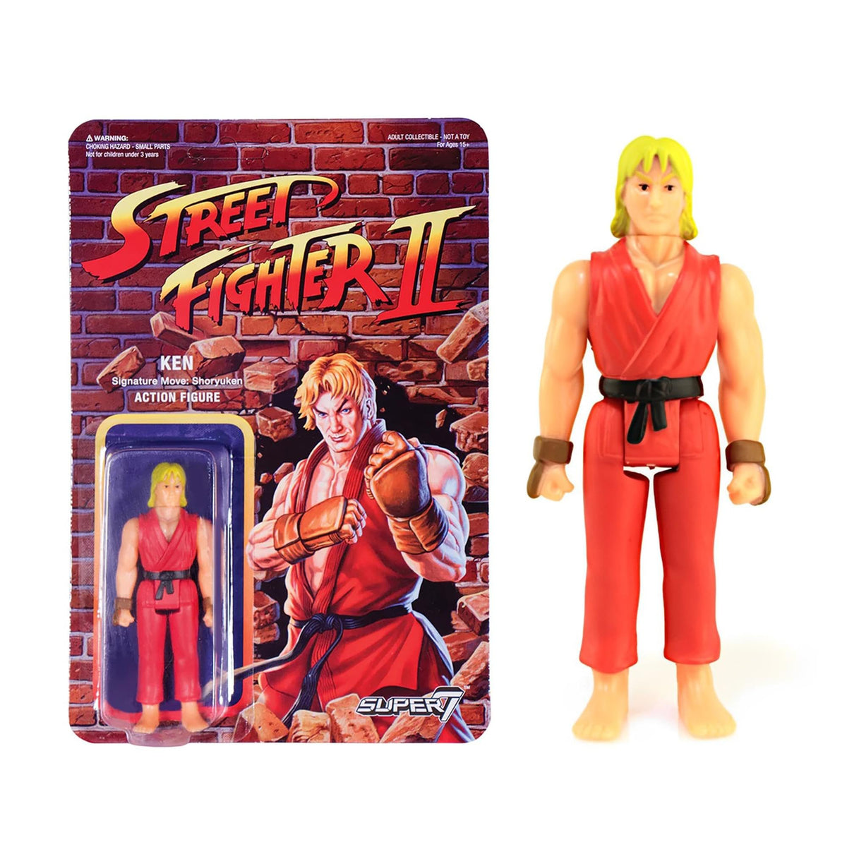 Ken Street Fighter II Reaction Figure