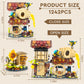 HIGH GODO Honey Workshop Mini Building Set, MOC Street View Simulation Architecture Toy, Collectible Gifts for Adults Teens Ages 14+, NOT Compatible