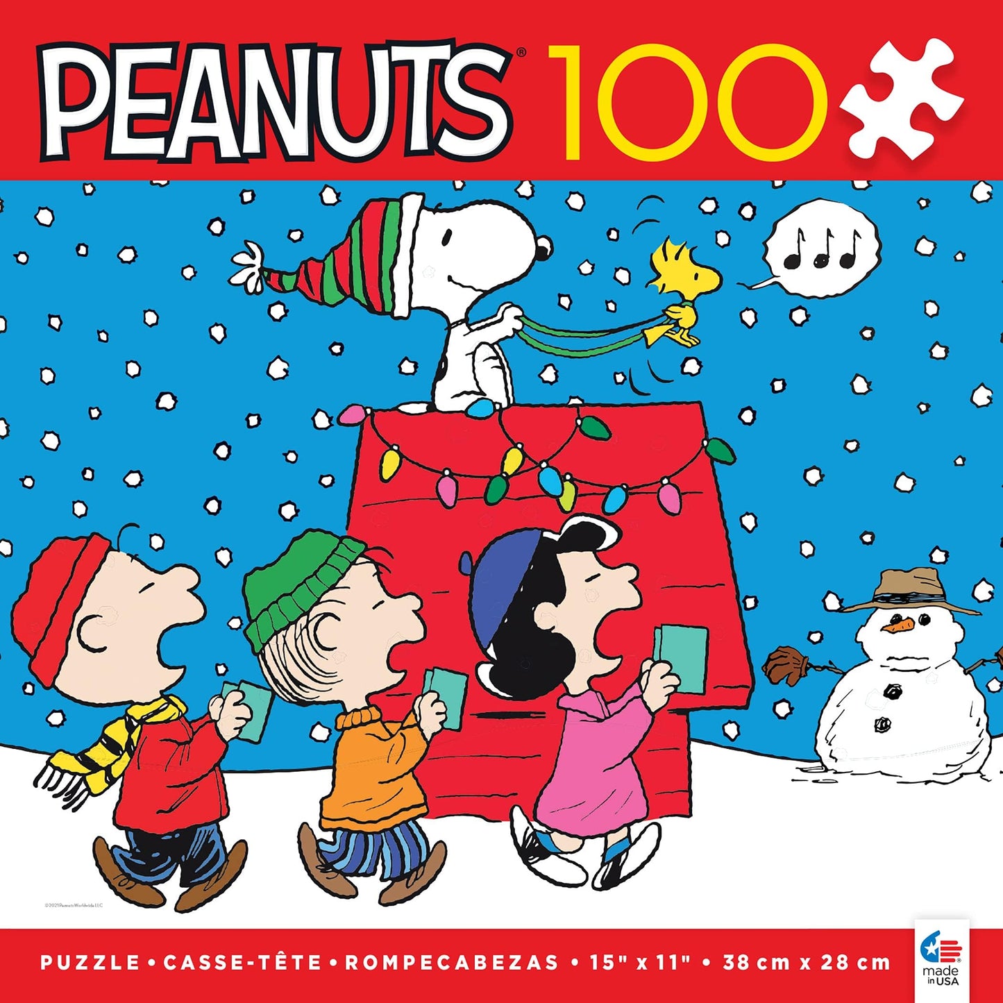 Ceaco - 100 Piece Snoopy Jigsaw Puzzle for Kids Ages 6-8
