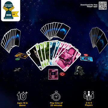 Thames & Kosmos The Crew - Quest for Planet Nine | Card Game | Kennerspiel des Jahres Winner | Cooperative | 3-5 Players | Ages 10+ | Trick-Taking |