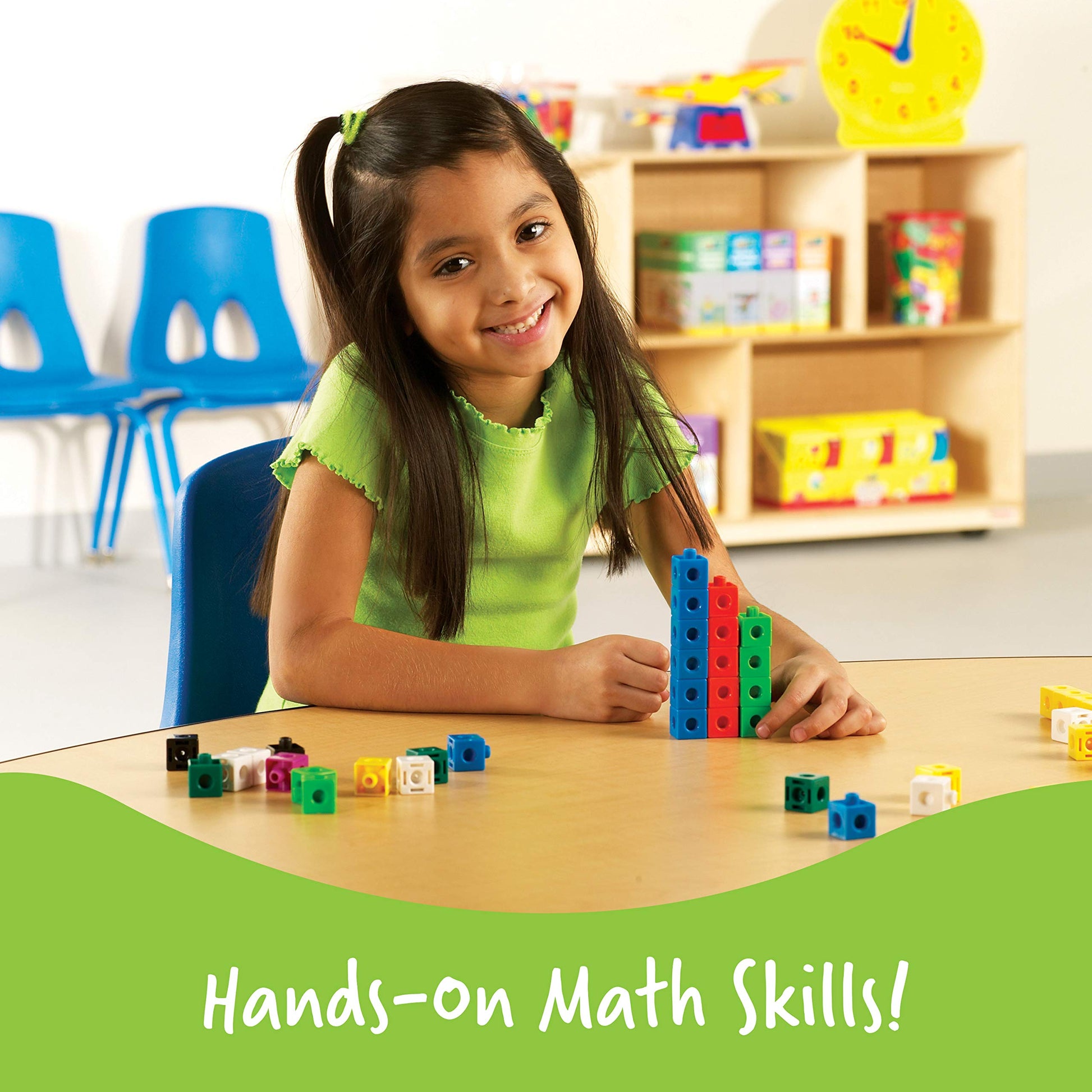 Learning Resources Snap Cubes, Set of 100