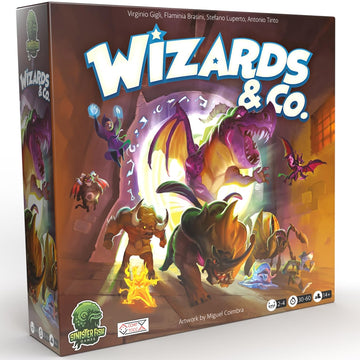 Sinister Fish Games: Wizards & Co. - Dungeon Raiding Strategy Board Game for Greedy Wizards, Fantasy, Item & Treasure Collecting, Age 14+, 2-4 Players