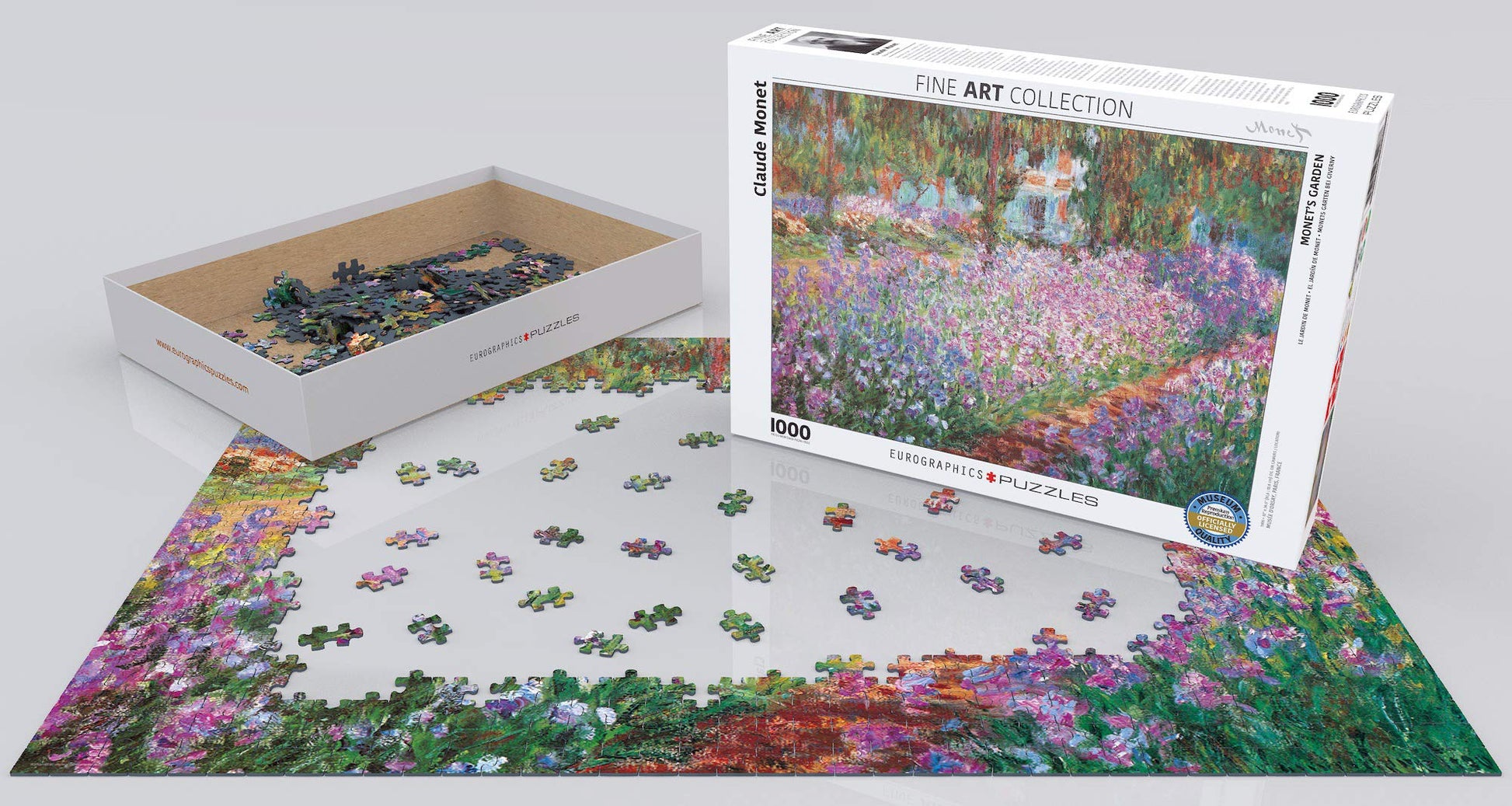 Eurographics Monet's Garden by Claude Monet 1000-Piece Puzzle