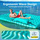 Sunrio 2025 Upgrade 102''*72'' Giant Inflatable Floating Mat-Pool Float Lake Floats for Adults with Pool Hammock Pool Mats for Floating Swimming Pool