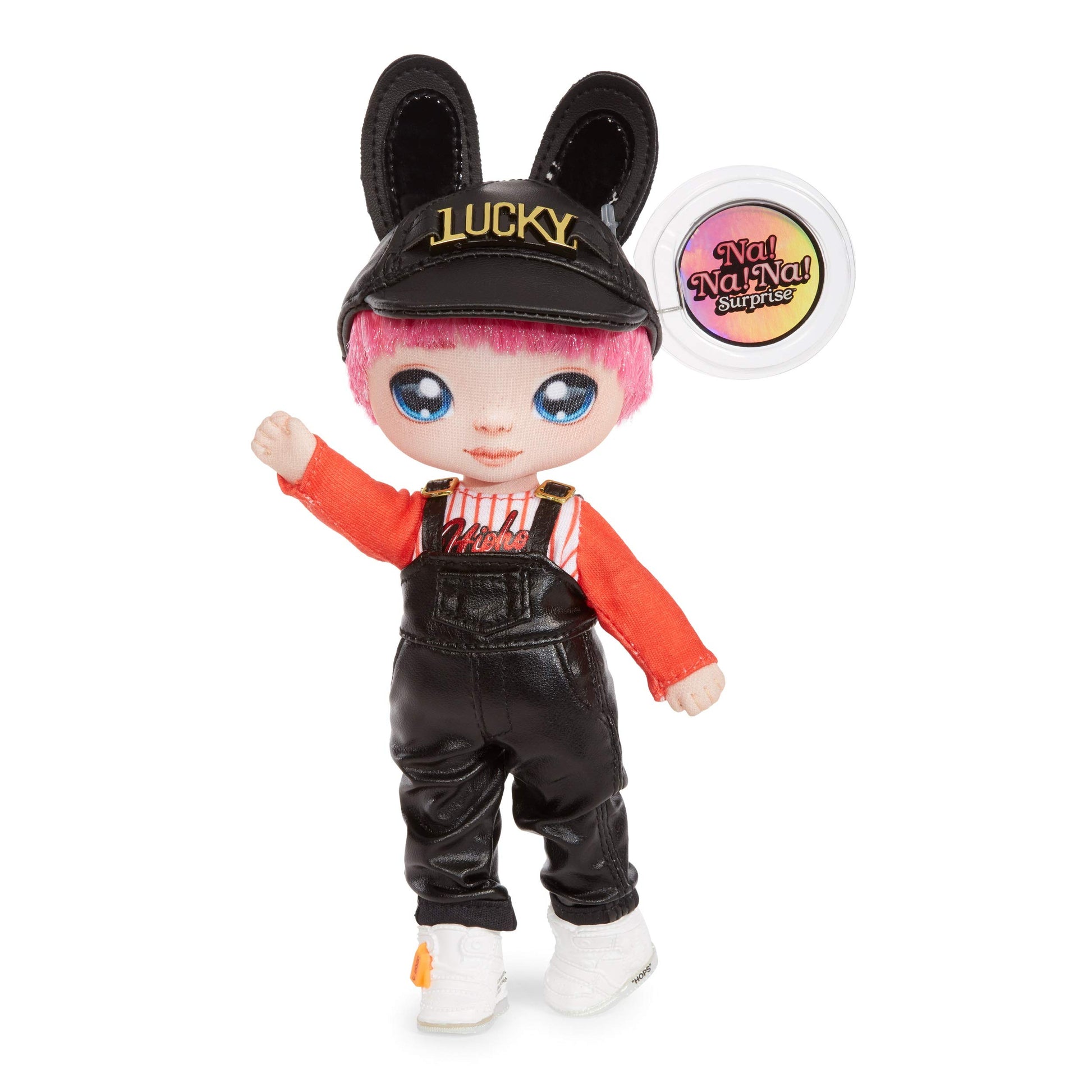 MGA Entertainment Na! Na! Na! Surprise 2-in-1 Fashion Doll and -Plush Purse Series 3 - Jeremy Hops , Black