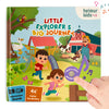 HEIMUR KIDS Little Explorer's Big Journey Sound Book | 28 Button Interactive Toddler Learning Toy | USB-C Rechargeable Nursery Rhymes & First Words