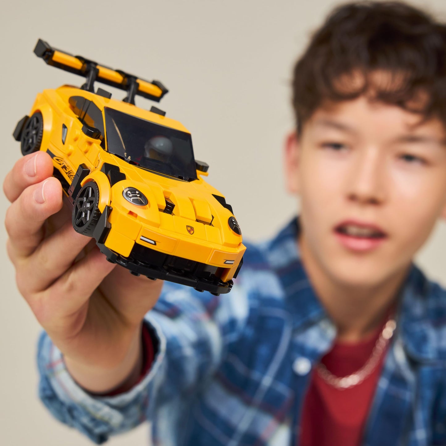 LEGO Speed Champions Porsche 911 GT3 RS Super Car Toy - Model Kit & Pretend Play Toy for Boys & Girls, Ages 9+ - Sports Car Building Set for Kids