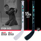 Franklin Sports Seattle Kraken NHL Mini Hockey Stick Set - NHL Team Knee Hockey Stick and Ball Set - Two Player Stick Set - Great Toy for Kids
