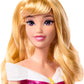 Mattel Disney Princess Aurora Doll in Sparkling Fashion with Removable Skirt, Tiara and Shoes, Posable & Collectible, Inspired by Sleeping Beauty