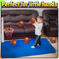 6-Inch Mini Basketballs for Kids (5-Pack) with Hand Pump for Mini Hoops