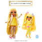 Rainbow High Jr High PJ Party - Sunny, Yellow 9" Posable Blonde Fashion Doll with Soft Onesie, Slippers, Fun Play Accessories, Great Toy Gift for