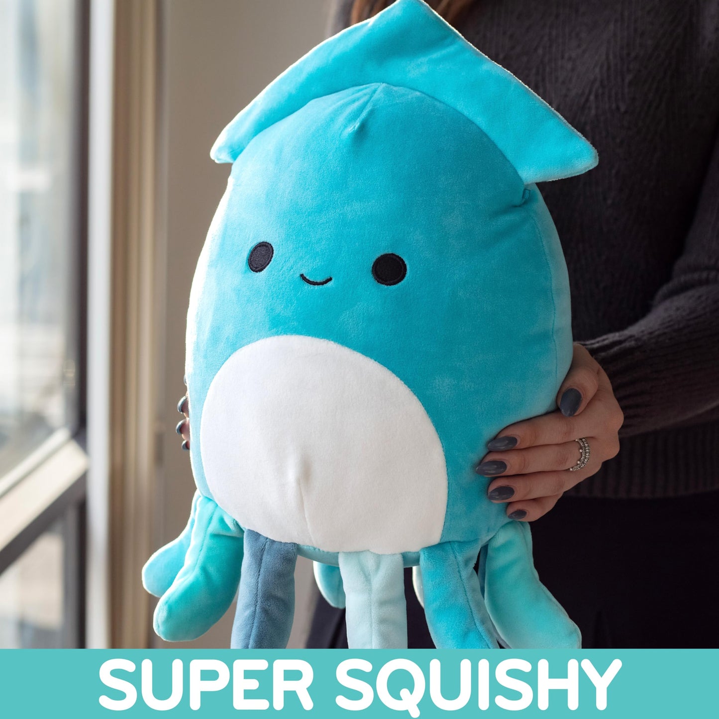 Squishmallows 10" Sky The Graduation Squid Plush - Official Jazwares Stuffed Animal - Soft Cute Squid Plushie Collectible Toy Gift for Graduates