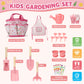 SHALL Kids Gardening Set, New Garden Tools Kit for Kids Toddler Boys Girls