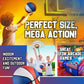 7-Inch Mini Basketballs Size 3 (3-Pack) with Pump for Mini Hoops & Pool