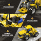 Mould King 17081 Tractor Technique Building Set, 4x4 Toy Car, Challenger Articuated Tractor Construction Vehicle Toys, DIY Engineering Model Sets