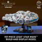 LEGO Star Wars Millennium Falcon 25th Anniversary Collectible - DIY Building Set for Adults, Men & Women, Ages 18+ - A New Hope Model with Display