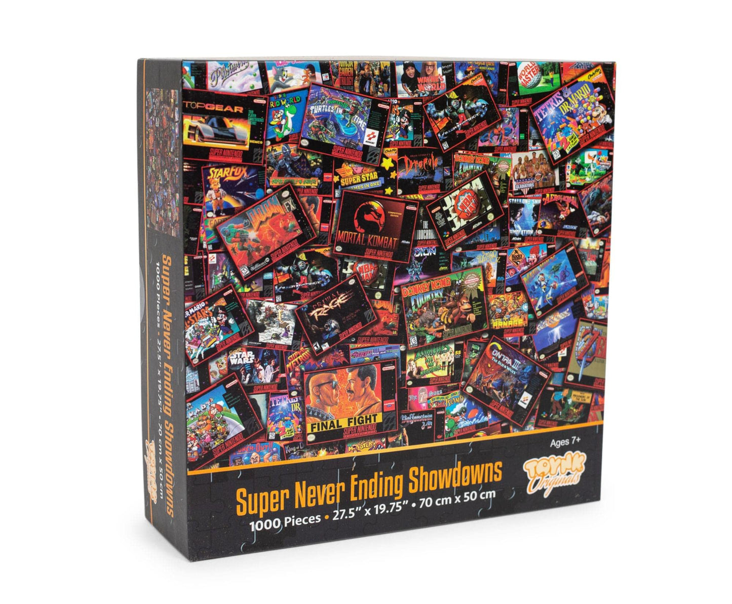 Super Never Ending Showdowns Retro Video Games 1000-Piece Jigsaw Puzzle for Adults, Kids | Interactive Brain Teaser, Educational Toys & Games, Home