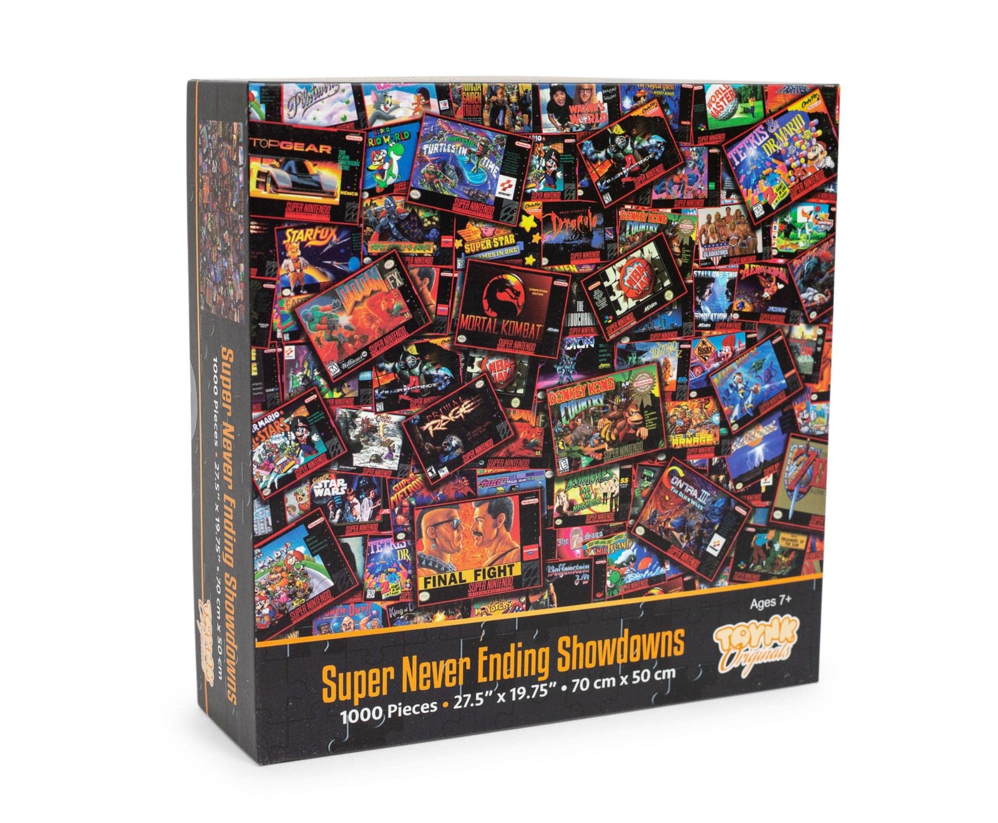 Super Never Ending Showdowns Retro Video Games 1000-Piece Jigsaw Puzzle for Adults, Kids | Interactive Brain Teaser, Educational Toys & Games, Home