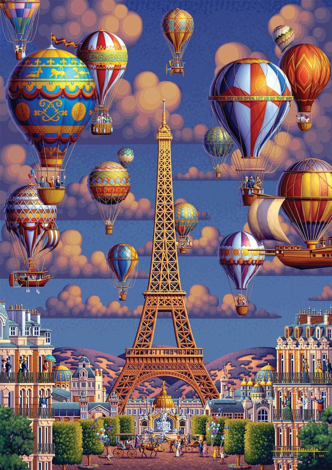 Buffalo Games - Eric Dowdle Balloons Over - 300 Piece Puzzle for Adults