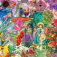Buffalo Games - Lars Stewart - Colorful Gardening Collage - 300 Piece Jigsaw Puzzle for Adults - Challenging Puzzle Perfect for Game Nights - Finished