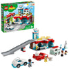 LEGO DUPLO Parking Garage and Car Wash Set 10948, Learning Toy for Toddlers with Garage, Gas Station & Toy Cars, Gifts for 2 Plus Year Old Boys &