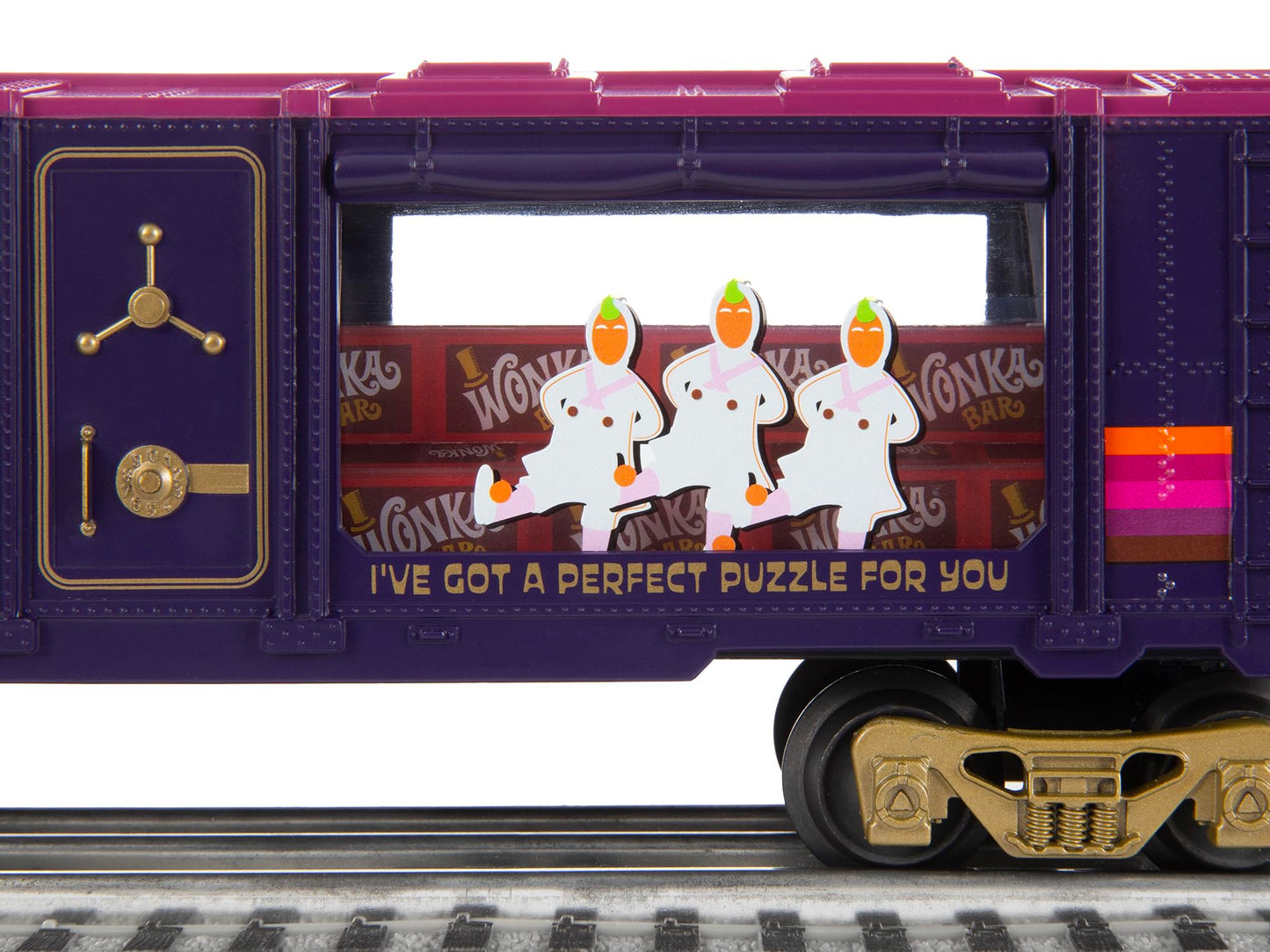 Lionel Willy Wonka & The Chocolate Factory LionChief 5.0 Electric O Gauge Train Set with Bluetooth & Remote