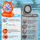 Kids Pool Toys Games, Inflatable Dart Board Ball and Ring Toss Water Game