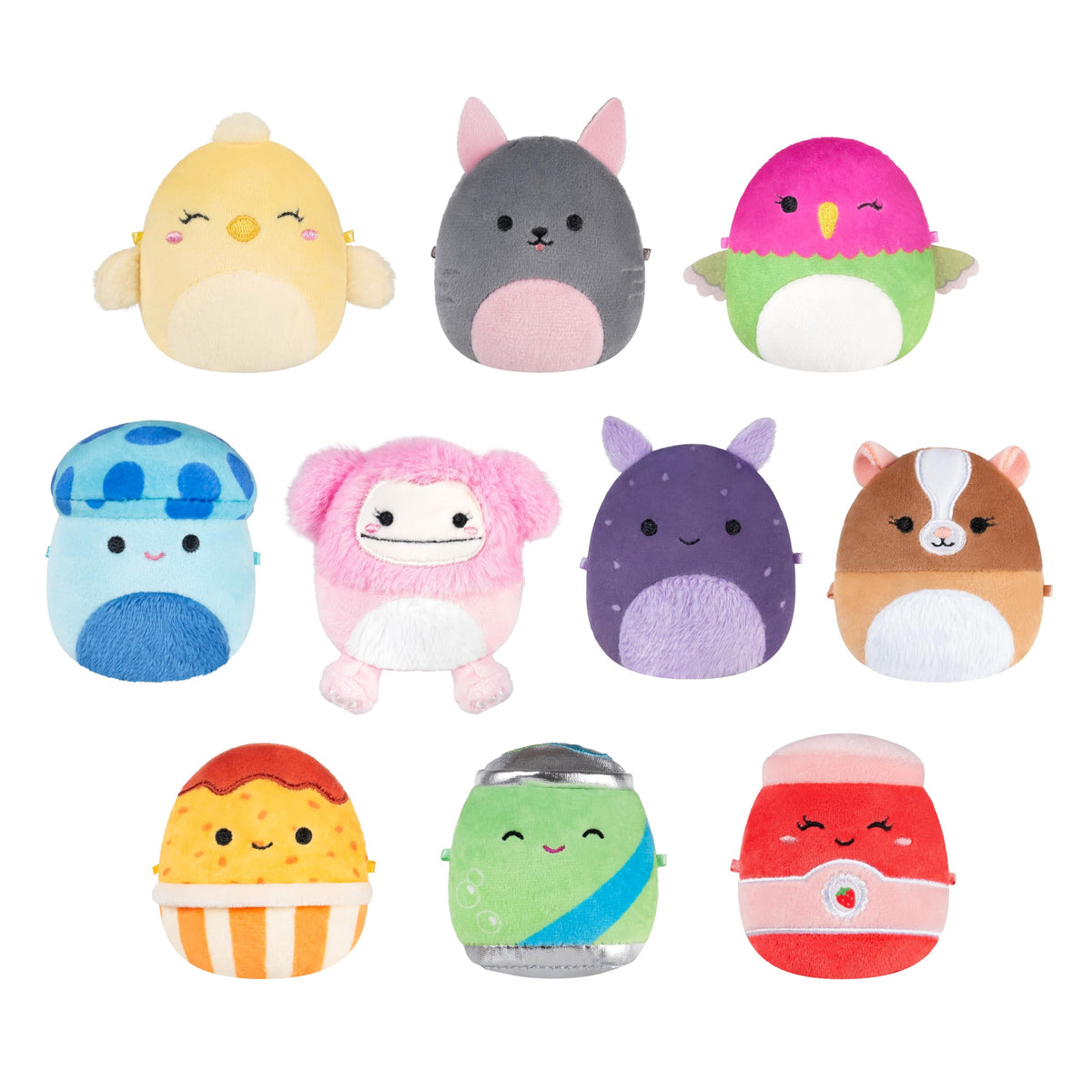Squishmallows Original Micromallows Plush 10-Pack