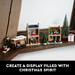 LEGO Holiday Main Street Building Set 10308, for Adults and Family, Christmas Village Building Kit, Holiday Display Set with Shops, Streetcar and 6