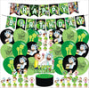 Cartoon Birthday Decorations,Anime Themed Party Decorations,Cartoon Party Supplies Gifts Room Decor,Banner Balloons Cake Cupcake Toppers