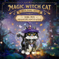 LANGLICHUN Magic Wizard Cat Building Block Set Pieces Unique Animal Cat Model Adults for Teena Creative Collectible Gift Home Office Decor Halloween