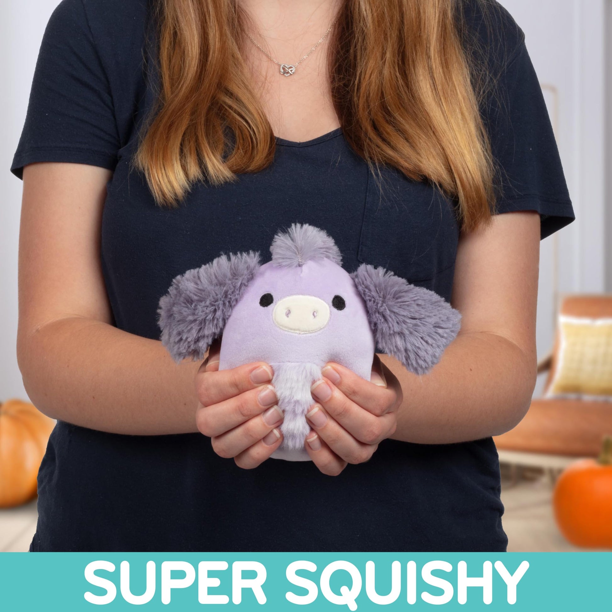 Squishmallows Original 5-Inch Deacon The Donkey - Official Jazwares Plush - Collectible Soft & Squishy Mini Stuffed Animal Toy - Add to Your Squad