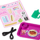 Barbie Teacher with Blonde Fashion Doll with Printed Dress, 1 Toddler Doll, & Teaching Accessories