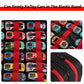 96 Toy Cars Storage Case Compatible with Hot Wheels, Toy Cars Organizer Storage Carrying Case for Matchbox Cars, Small Dolls, Mini Toys?Black,Red)
