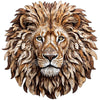 Wooden Puzzles for Adults - 200 Pieces Lion Unique Shaped Wooden Jigsaw Puzzles for Adults, Medium Size 10'' x 10.5'' Adult Wood Puzzles for Family