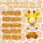 Inspirational Crochet Cheerful Giraffe - Christmas Stocking Stuffers Handmade Cute Emotional Cheer Uplifting Support Funny Gift for Women Student