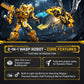 Myth Qholve 2 in 1 Wasp Robot Building Set Transforming Mecha Model Kit with Light-Up Core, Large Sci-Fi Mechanical Insect Display Figure, Advanced