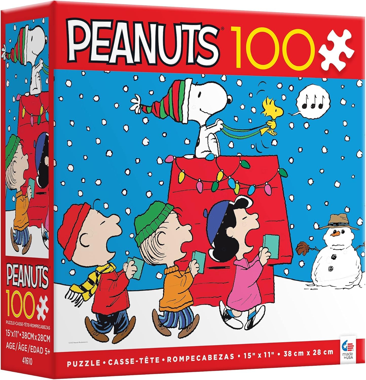 Ceaco - 100 Piece Snoopy Jigsaw Puzzle for Kids Ages 6-8