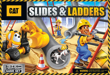 CAT - Slides & Ladders Board Game - Fun Family Entertainment for Kids and Adults - Educational, Engaging, and Perfect for Game Night, Classroom