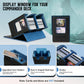 TiMOVO MTG Deck Box, MTG Commander Card Deck Box with Commander Display & Dice Tray Fits 400+ Unsleeved Cards, Leather Magnetic Card Storage Case with
