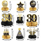 9 Pieces 30th Birthday Decoration 30 th Birthday Centerpieces for Tables Decorations Cheers to 30 Years Honeycomb Table Topper for Men and Women