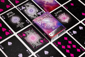 Bicycle Stargazer 201 Playing Cards - Premium Cosmic‑Themed Poker‑Size Deck of Cards with Air‑Cushion Finish, Collectible Space Galaxy Design