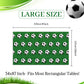 2 Pcs Football Soccer Field Theme Table Cover ,Vibrant Green Grass with Soccer Ball Pattern, Water Resistant Plastic Tablecloth for Sports Bar Events