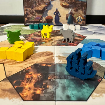 Strategy Board Game for Adults & Families | Easy to Learn Medieval Trading Game | Trade and Triumph by Paragon Games | 2-4 Players, Ages 13+, 60-90