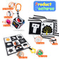 KUANGO 3 PCS Black and White High Contrast Baby Toys Newborn Toys 0-6 Months, Visual Stimulation Sensory Soft Book, Infant Tummy Time Toys 0-3-6
