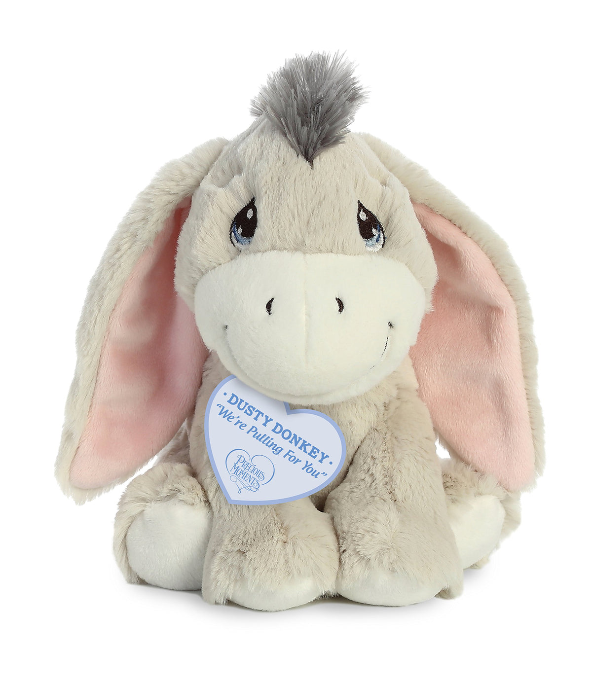 Aurora Precious Moments 7.5" Dusty Donkey Adorable Plush