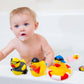 3" Rubber Duck [Sealed Hole, Floats Upright] - Baby Safe Bathtub Bathing Toy - Pink Ribbon Rubber Duck