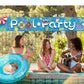 Pool Party Banner, Summer Pool Party Decorations (Blue?