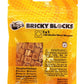Gold Bricky Blocks 100 Pieces 1x1 Standard